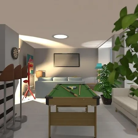 Zentrales Game Loft - Fuer 10 Gaeste Apartament Stuttgart