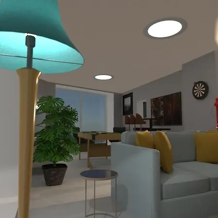 Apartment Zentrales Game Loft - Fuer 10 Gaeste *
